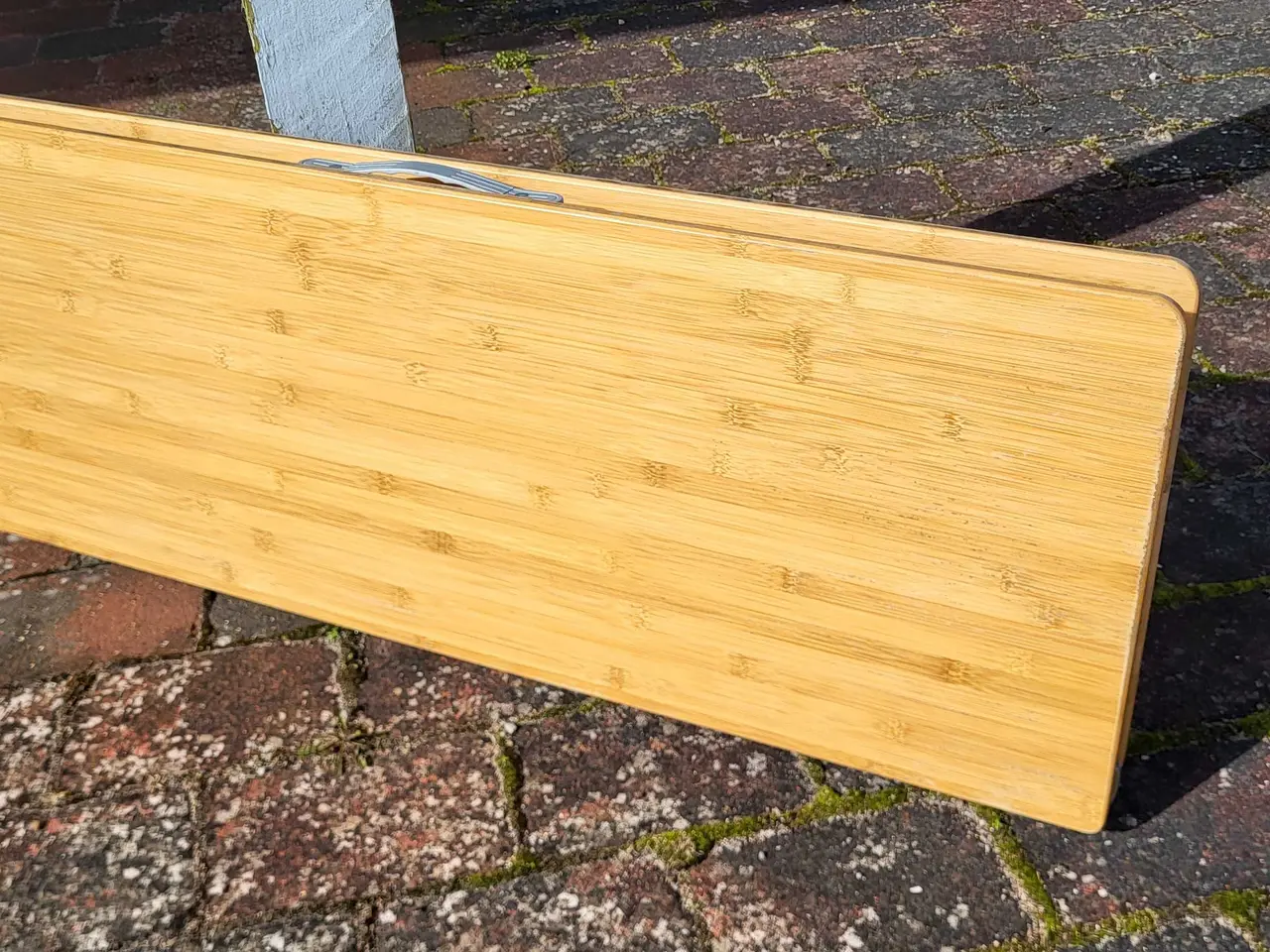 Billede 2 - Campingbord med bambus bordplade