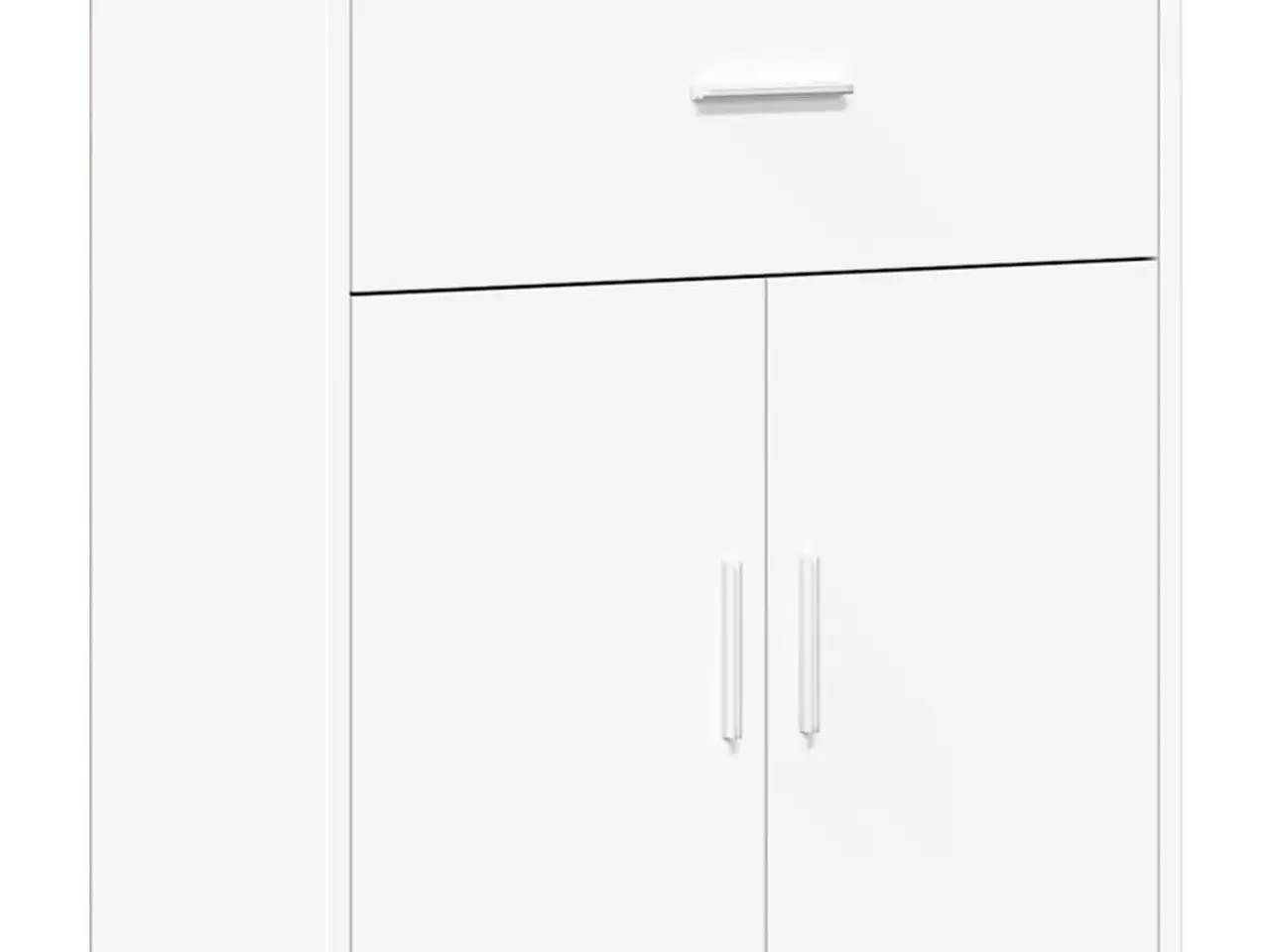 Billede 2 - Skænk 60x31x70 cm konstrueret træ hvid