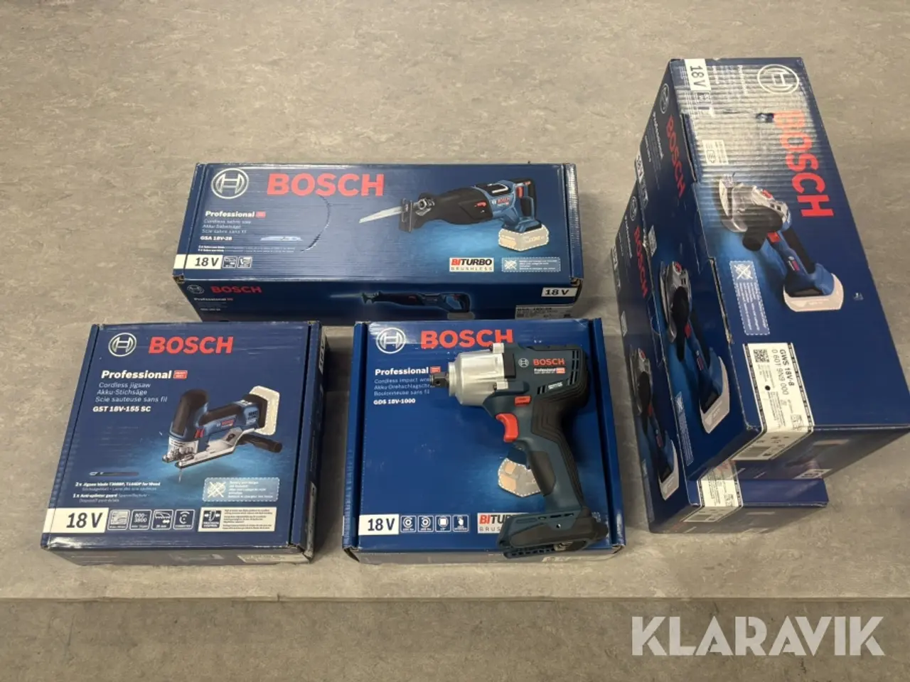 Billede 1 - Akku værktøj blandet lot Bosch 6 styk