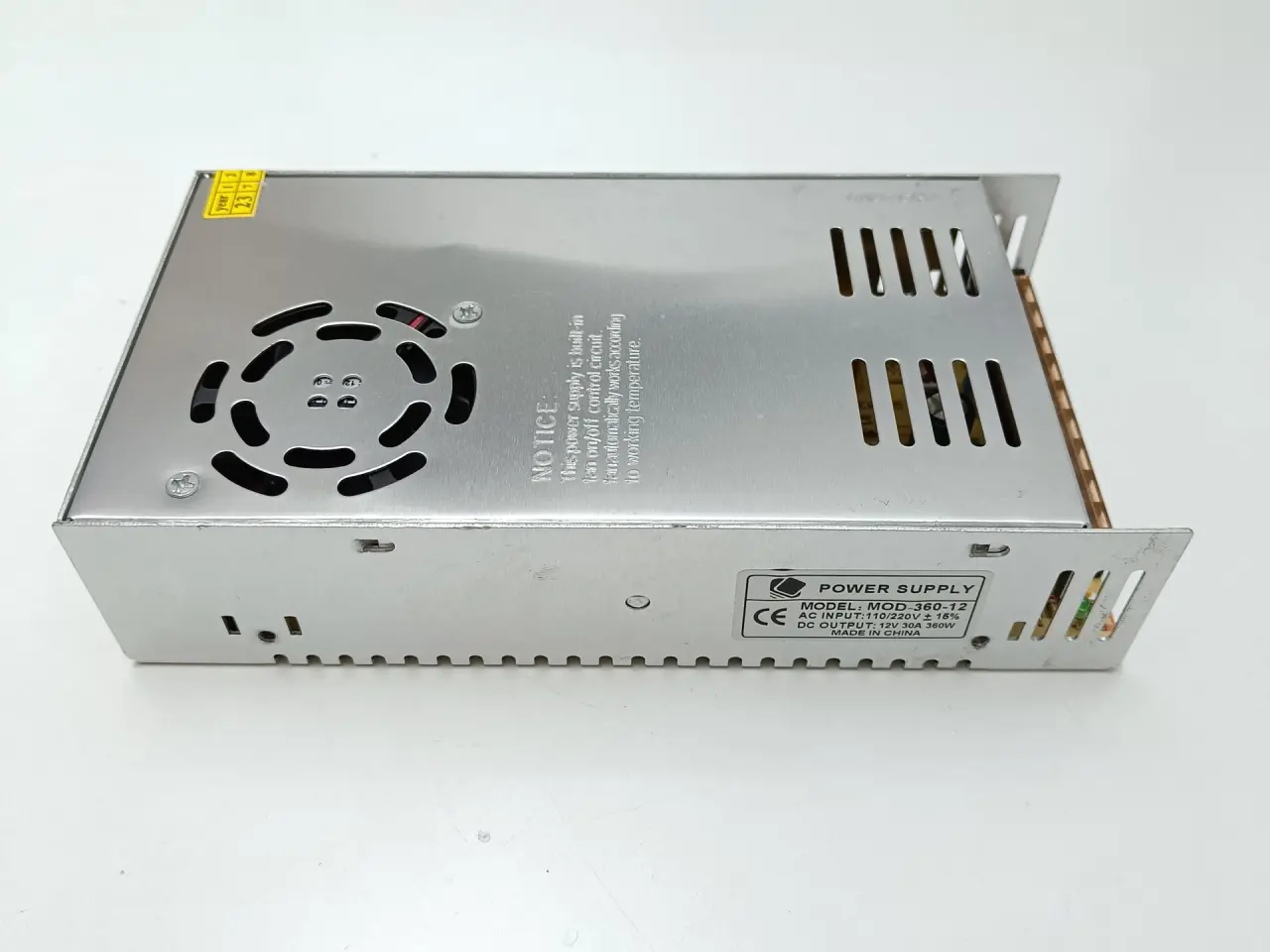 Billede 6 - NY! 12V 30A 360W Modulær Strømforsyning + Blæser