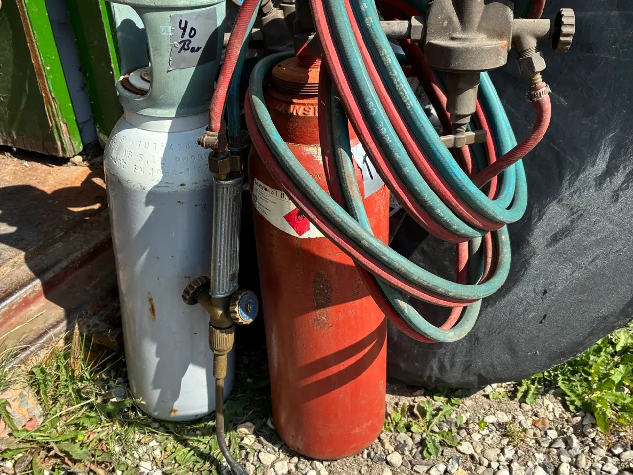 Billede 2 - Skærebrænder sæt gas og ilt 