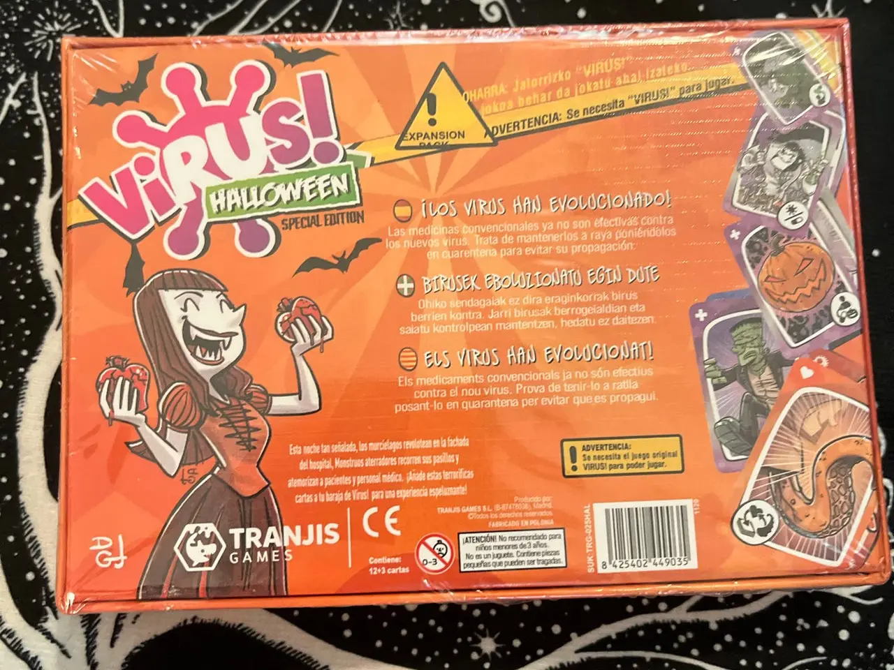 Billede 7 - Virus kortspil - 3 spil: Virus 1, Virus 2 Evolution og Halloween