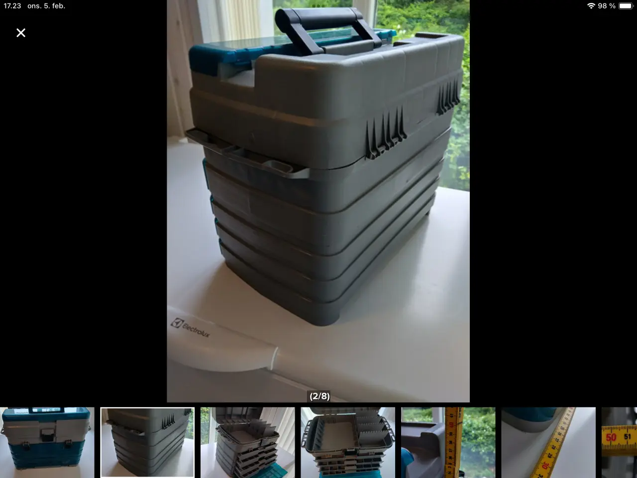Billede 2 - Stor Piano Fiskekasse med mange rum som helt NY.
