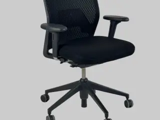 Vitra ID Mesh Kontorstol – Sort m. Armlæn