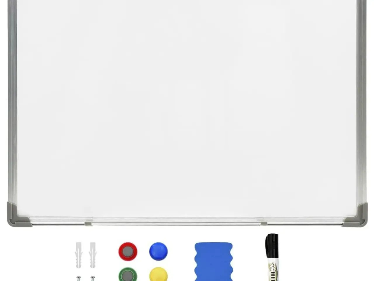Billede 1 - Magnetisk whiteboard 90 × 60 cm - stål, hvid
