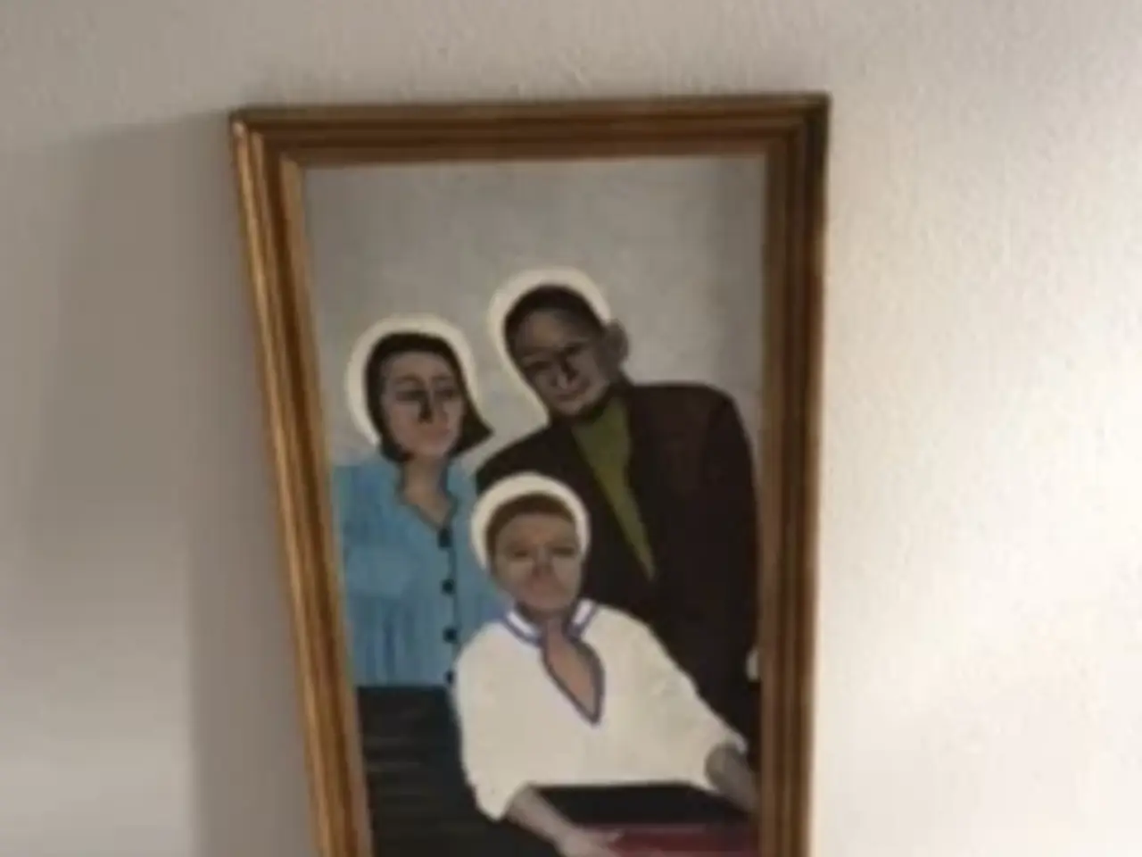 Billede 1 - Gammel billedramme i træ