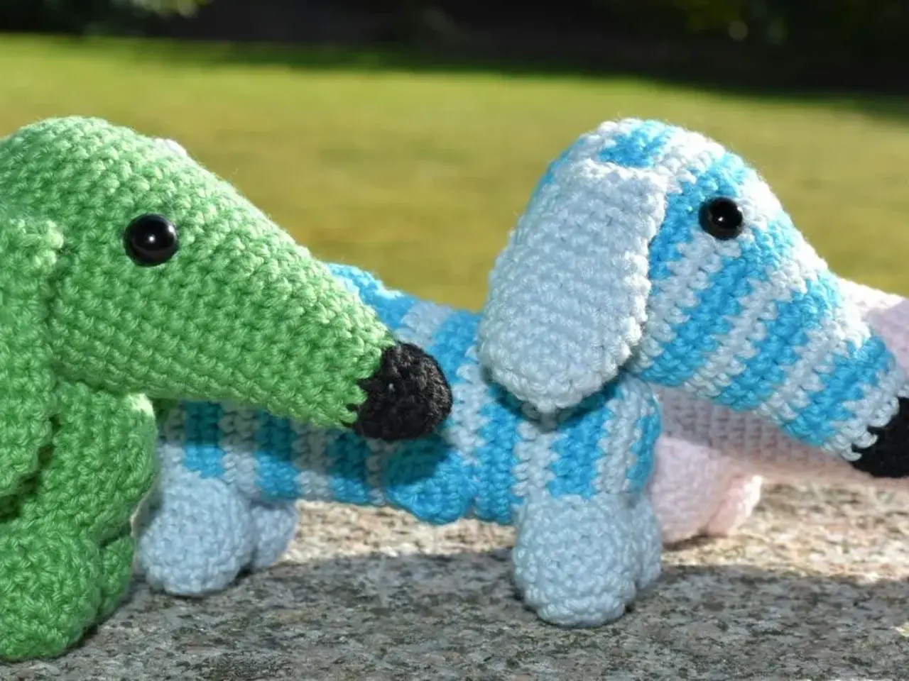Billede 4 - Hæklede gravhunde, mini