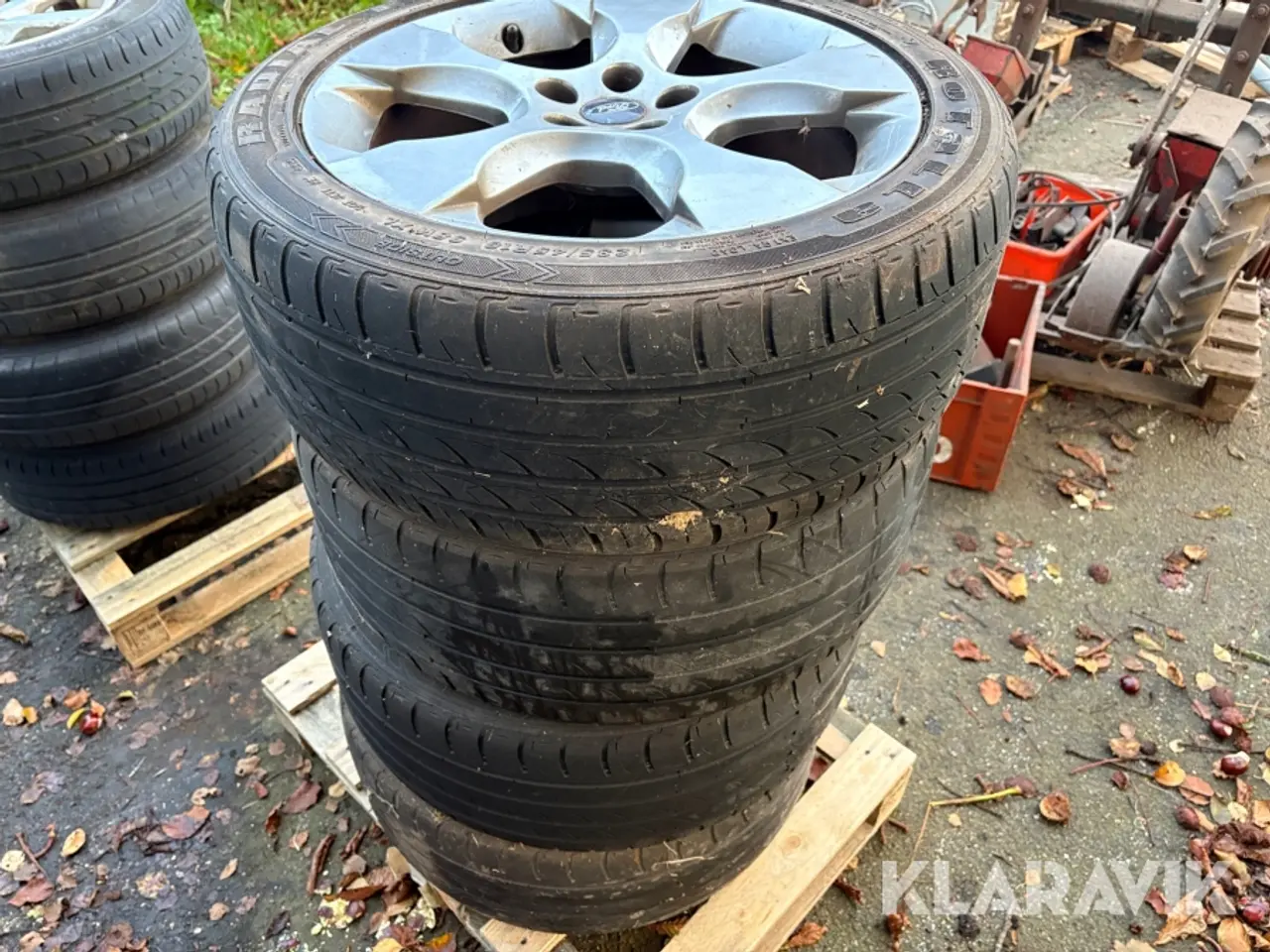 Billede 4 - Dæk med fælg Ford 235/45 R18, 4 Styk
