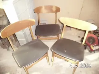 Spisebordsstole 3 stk