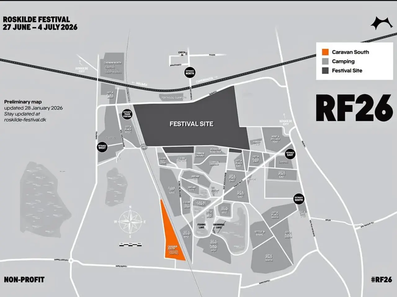 Billede 1 - Bytte Roskilde Festival 2026 Caravan South ↔ Nord