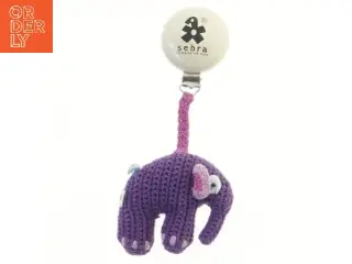 Hæklet elefant bidering fra Sebra (str. 19 cm)