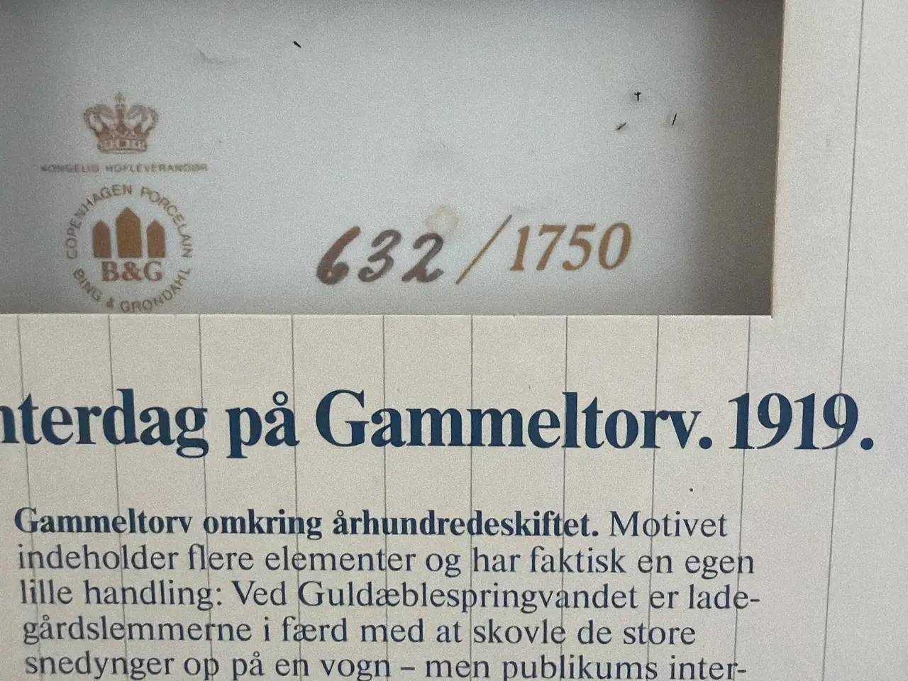 Billede 6 - "Vinterdag på Gammeltorv" af Paul Fischer. 1919