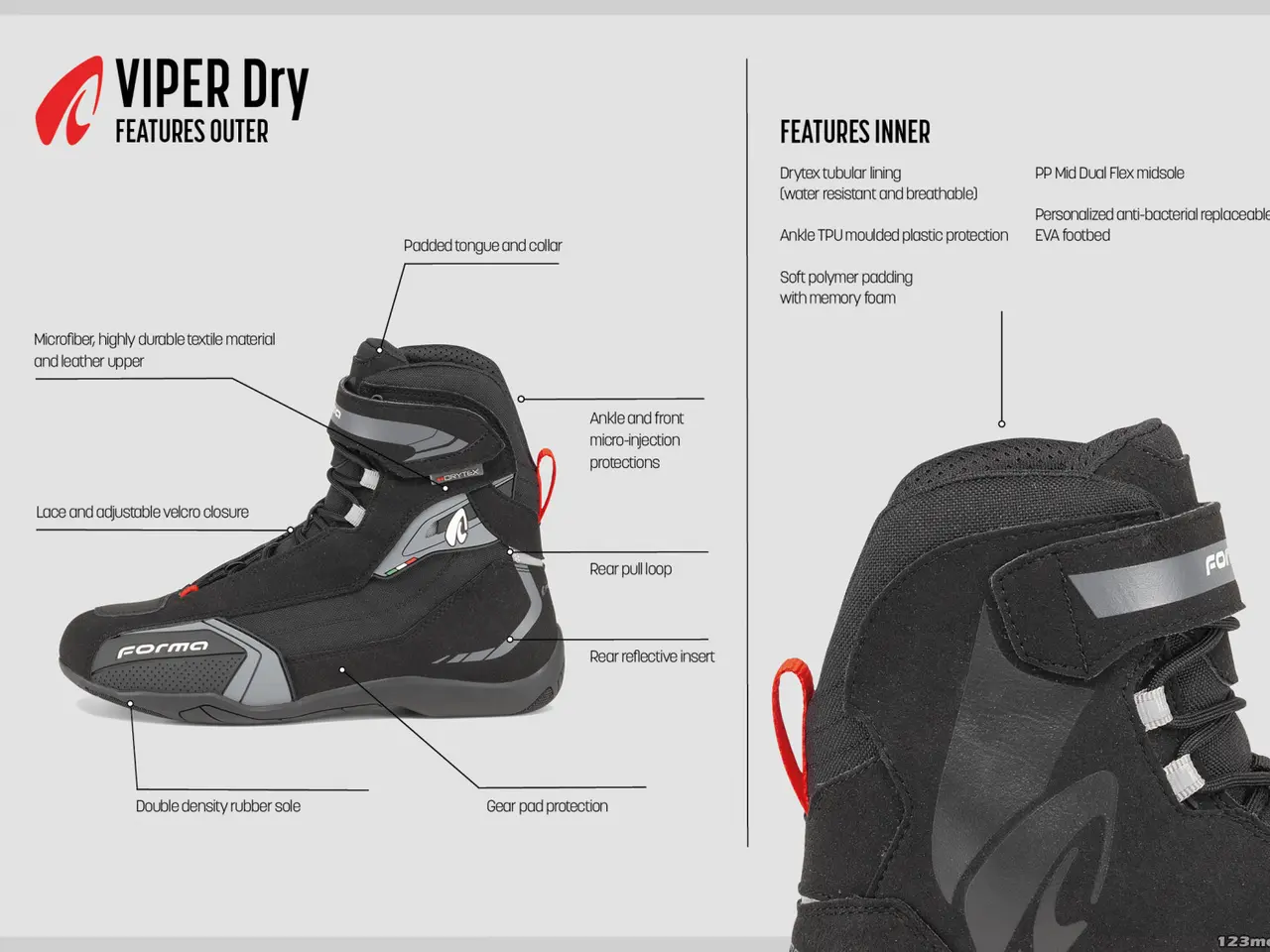 Billede 4 - Forma Viper Dry sort