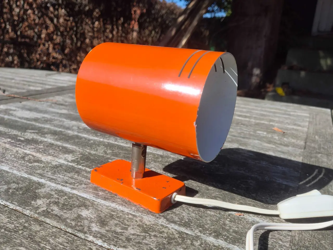 Billede 1 - Herlig orange væglampe 