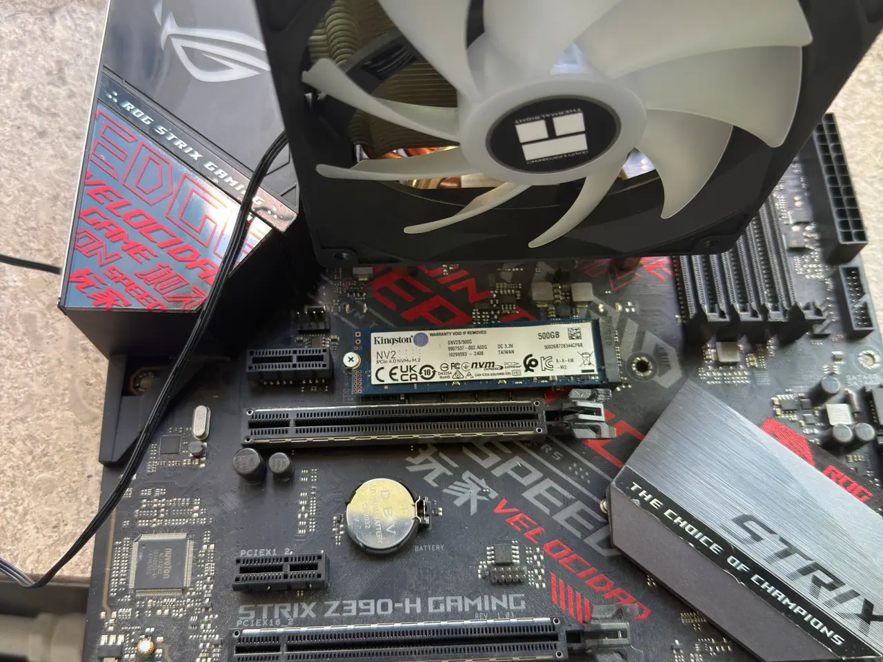 Billede 1 - Rog Strix z390-H gaming med Intel Core i9 9900k