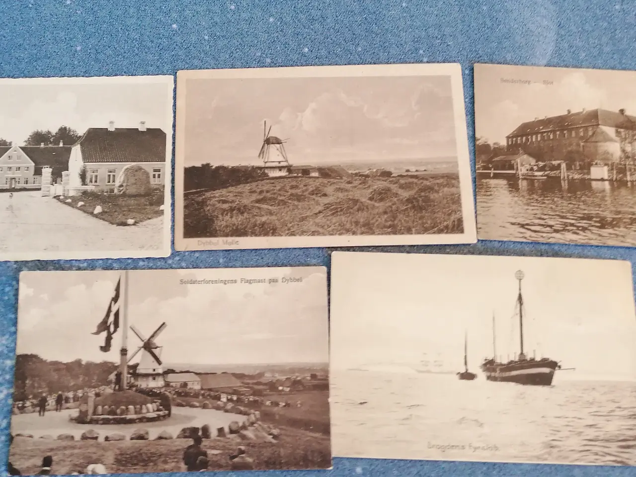 Billede 1 - 5 Smukke Gamle Sønderjyske Postkort