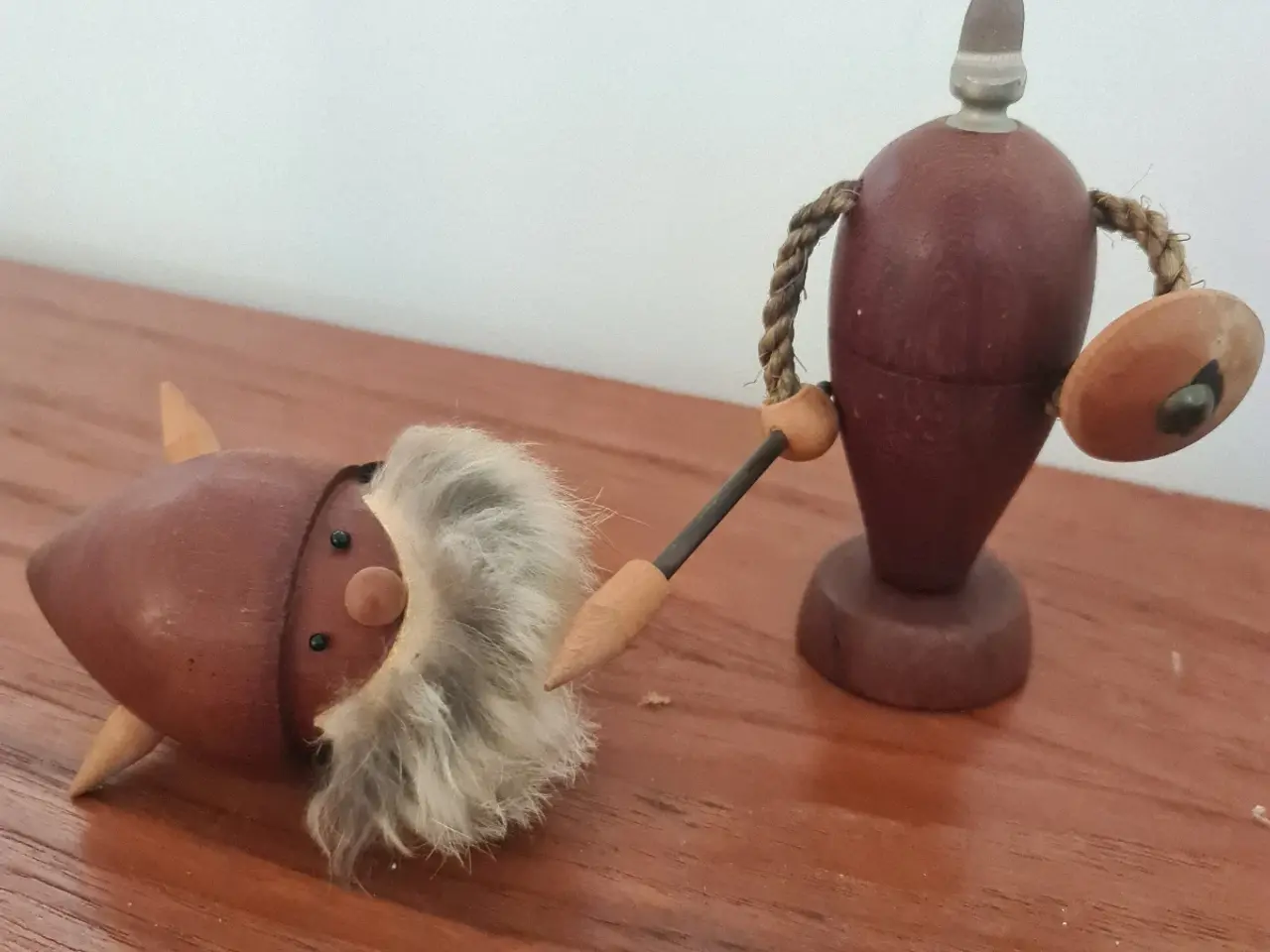 Billede 3 - Retro viking barsæt i teaktræ – flot stand