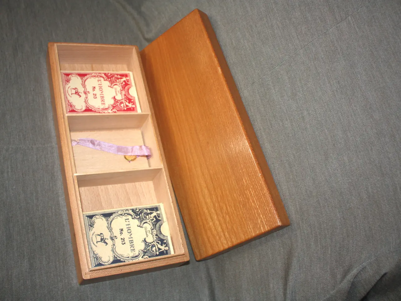 Billede 1 - Cigarkasse / skrin 30,5 cm x 12,5 cm