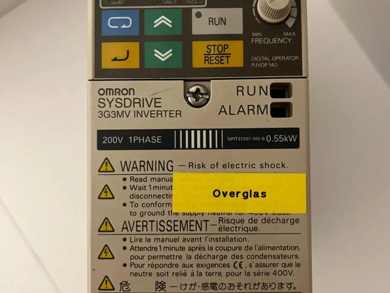 Billede 3 - Omron Sysdrive 3G3MV-AB004 Inverter 200V 1-Phase -