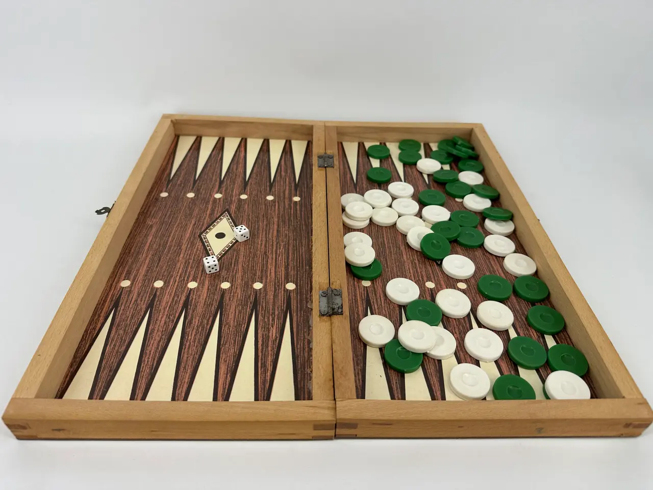 Billede 1 - Stort backgammon i trækasse
