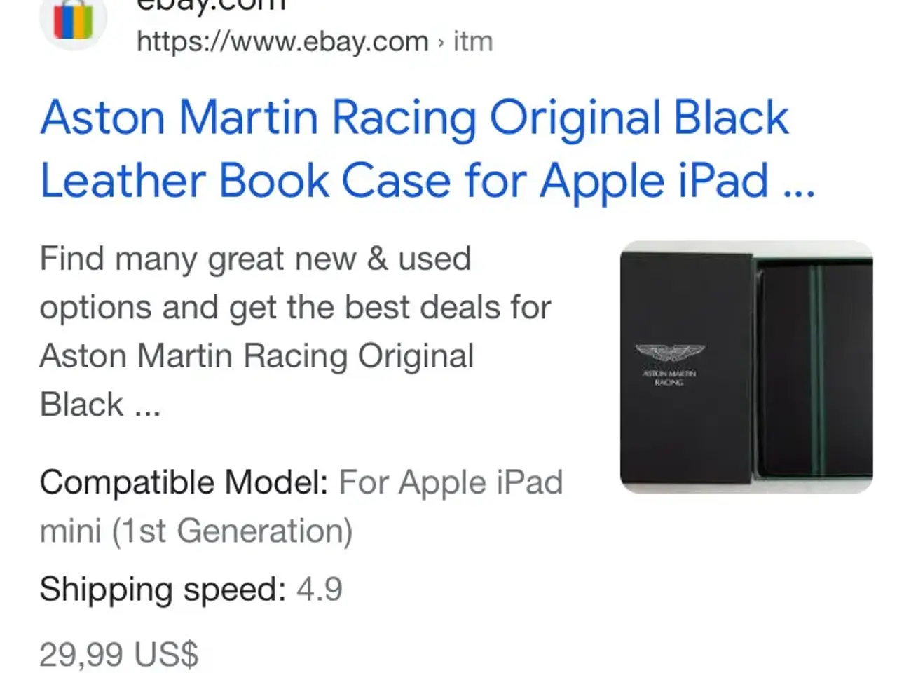 Billede 5 - Nyt: Aston Martin iPad cover