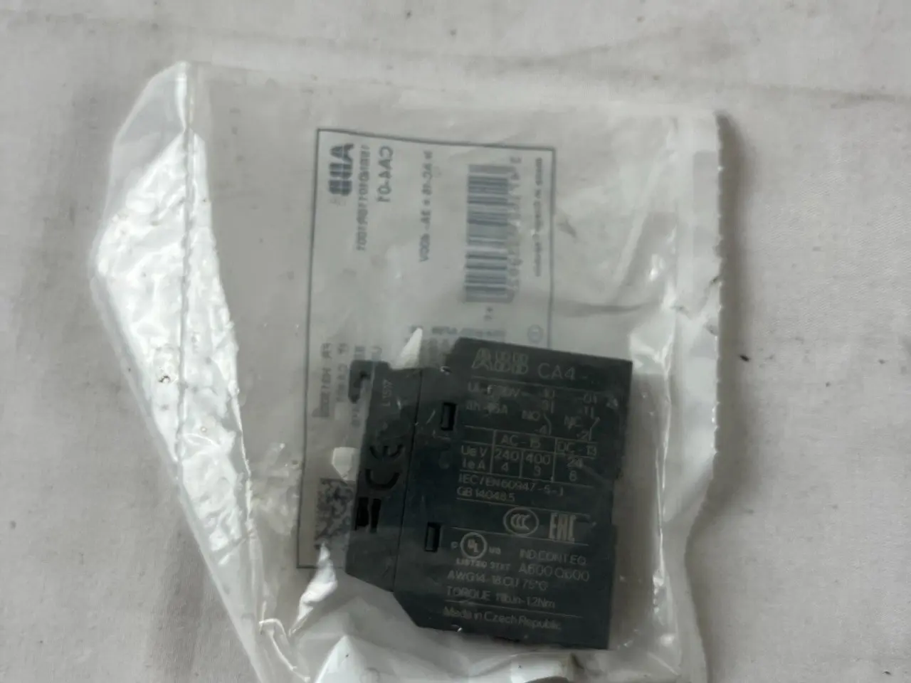 Billede 6 - ABB CA4-01 Auxiliary Contact Block 1SBN010110R1001