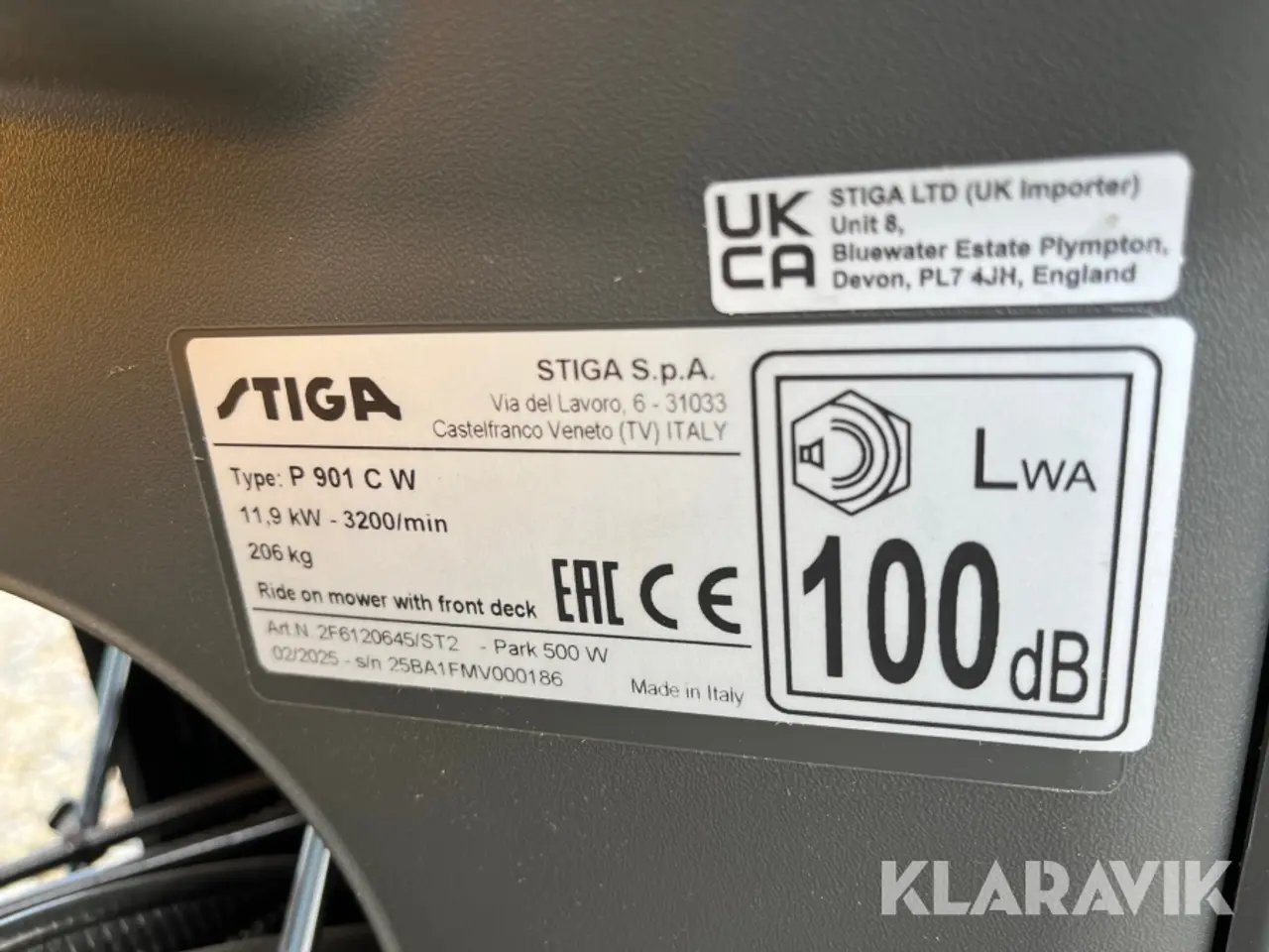 Billede 9 - Græsslåmaskine Stiga Park 500 W med Combi 95 Q Plus