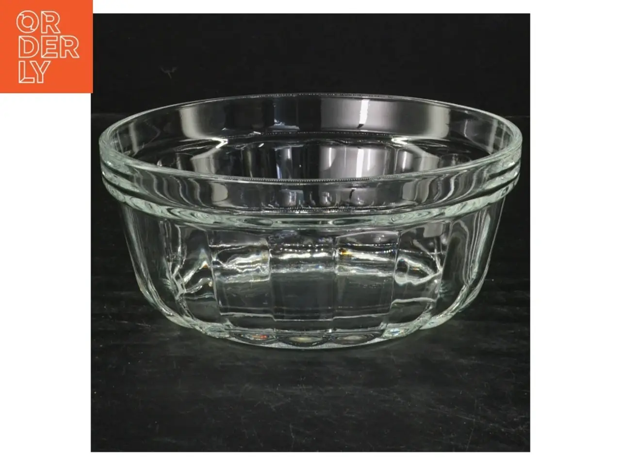 Billede 1 - Glasskål(str. Ø. 15 cm)