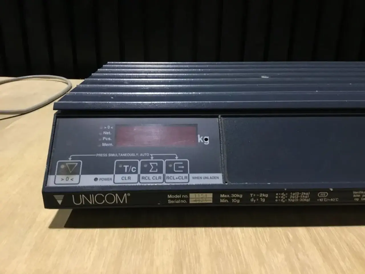 Billede 1 - Vægt fra Unicom  til 30 kg 
