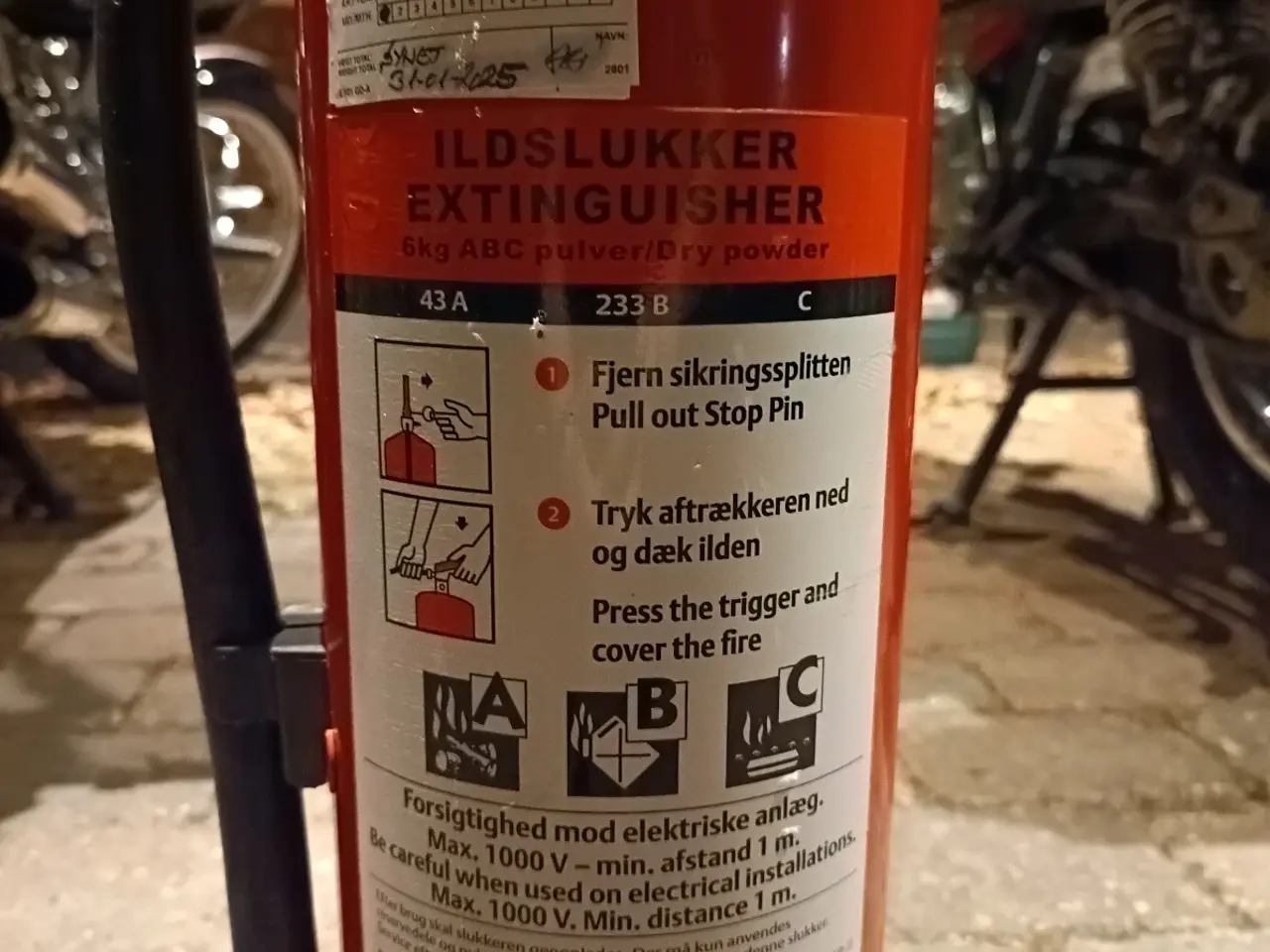 Billede 2 - 6kg ABC pulverslukker