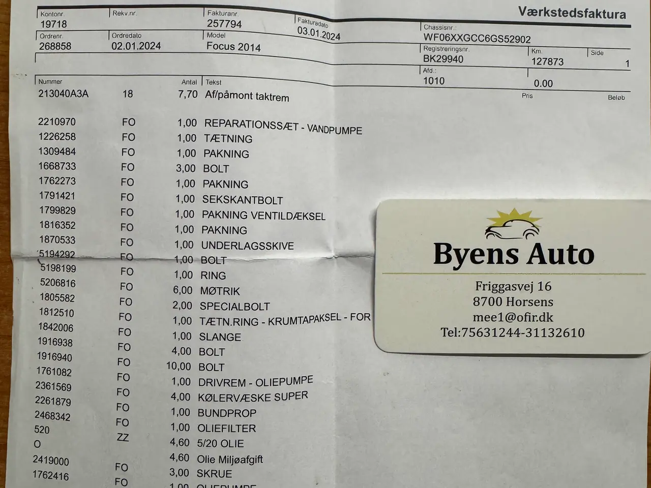 Billede 16 - Ford Focus Titanium Nysyn Lav km