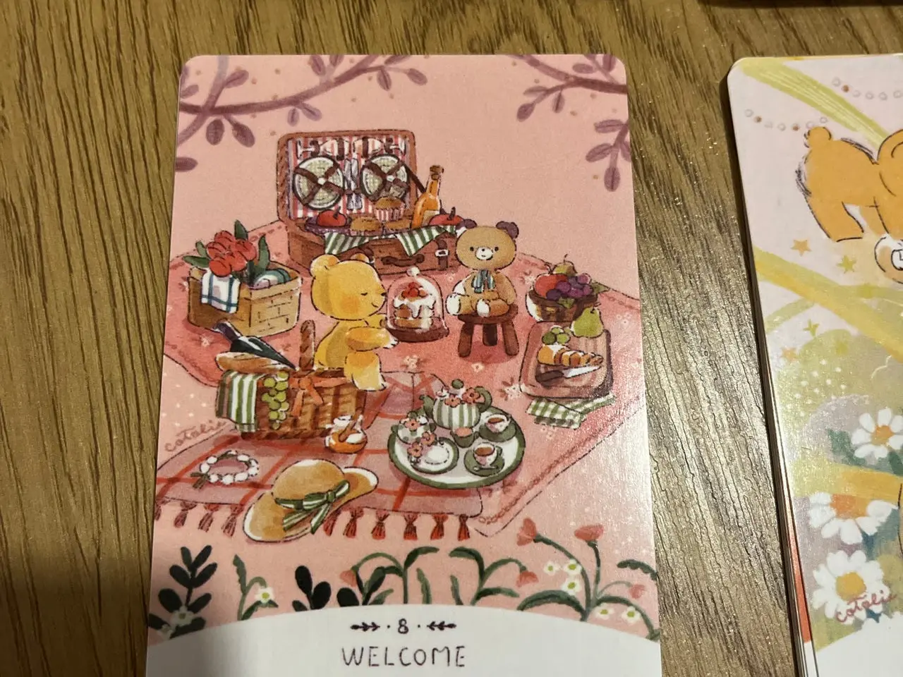 Billede 3 - Cotolie Kumachan Moon Cards - oracle deck (24 kort)