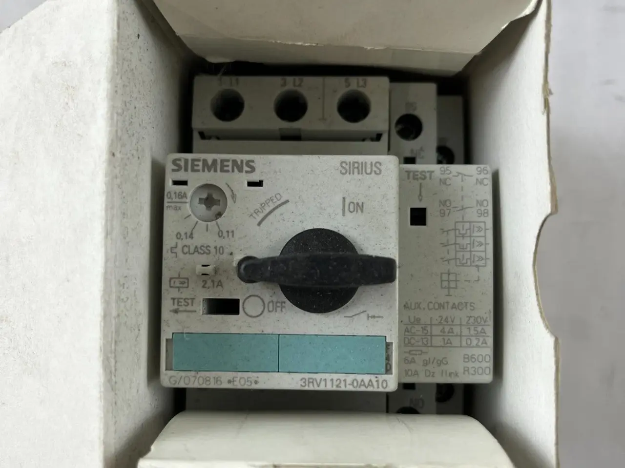 Billede 6 - Siemens 3RV1121-0AA10 Motor Protection 0.11-0.16A