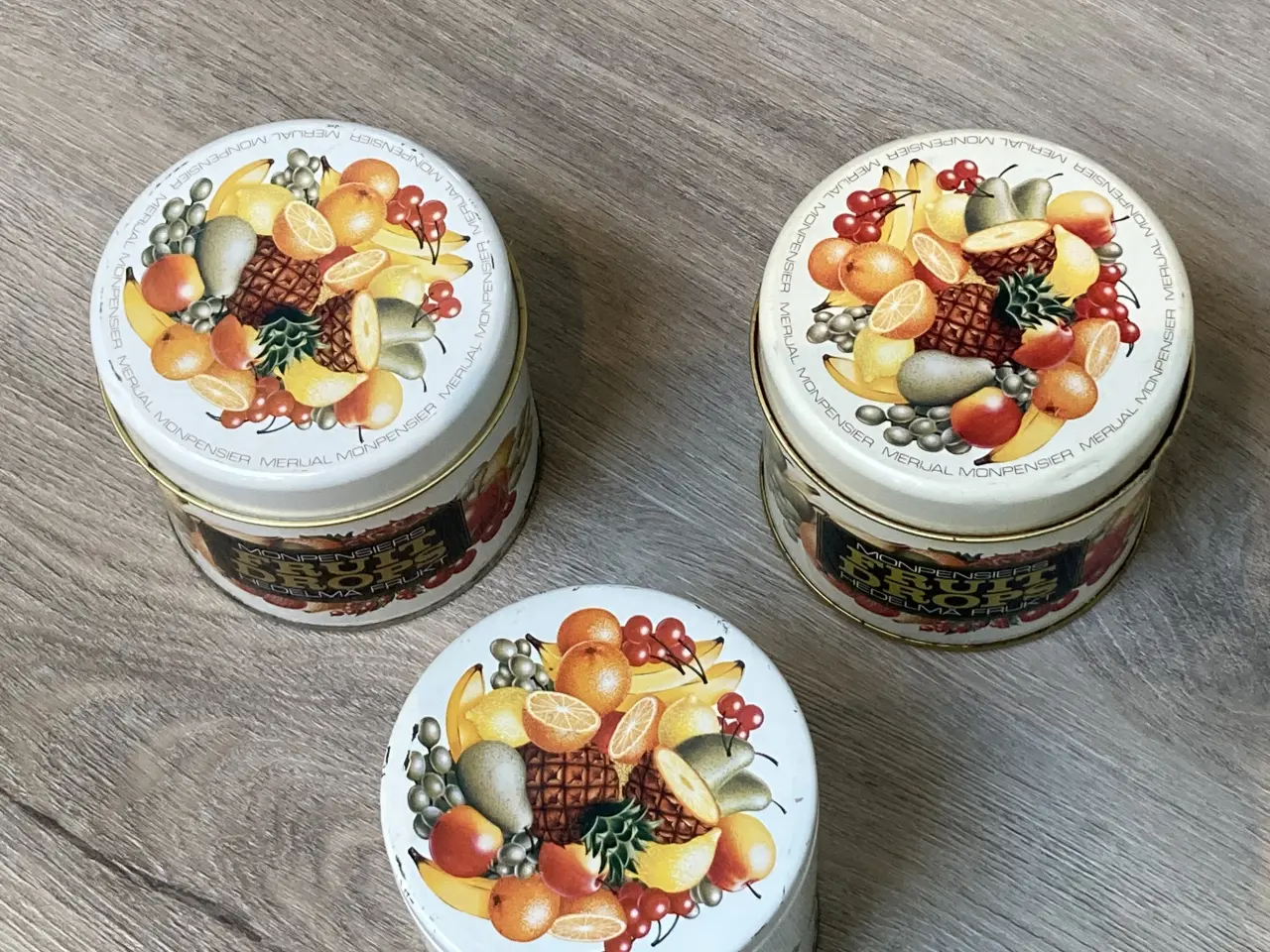 Billede 2 - Monpensiers Fruit Drops metaldåser