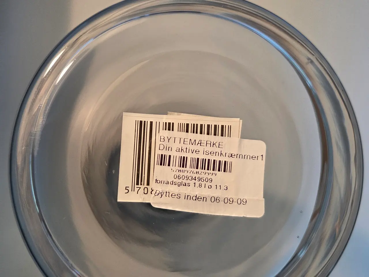 Billede 3 - Forrådsglas / vase 1,8l