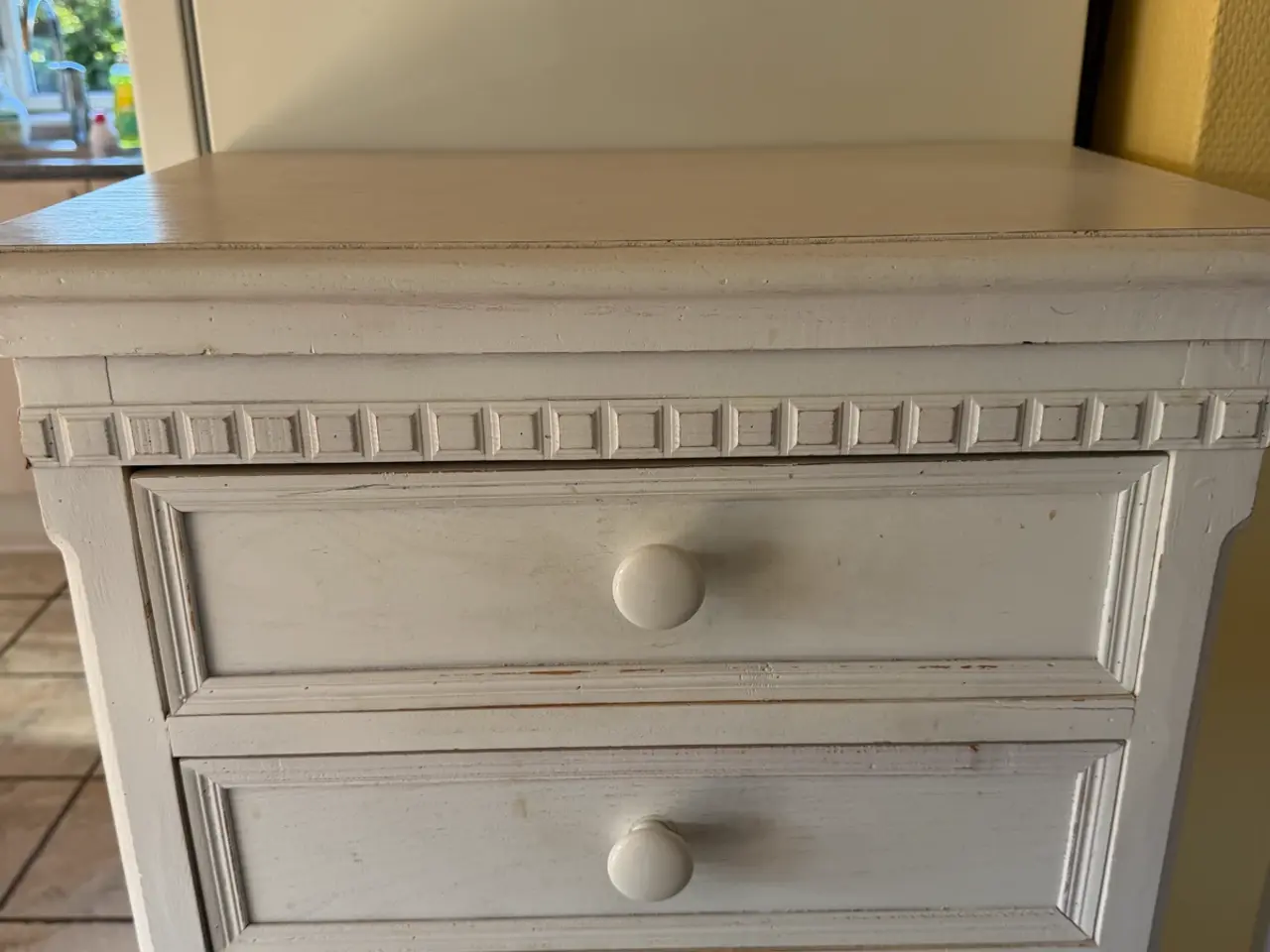 Billede 3 - Gammel retro kommode i hvid