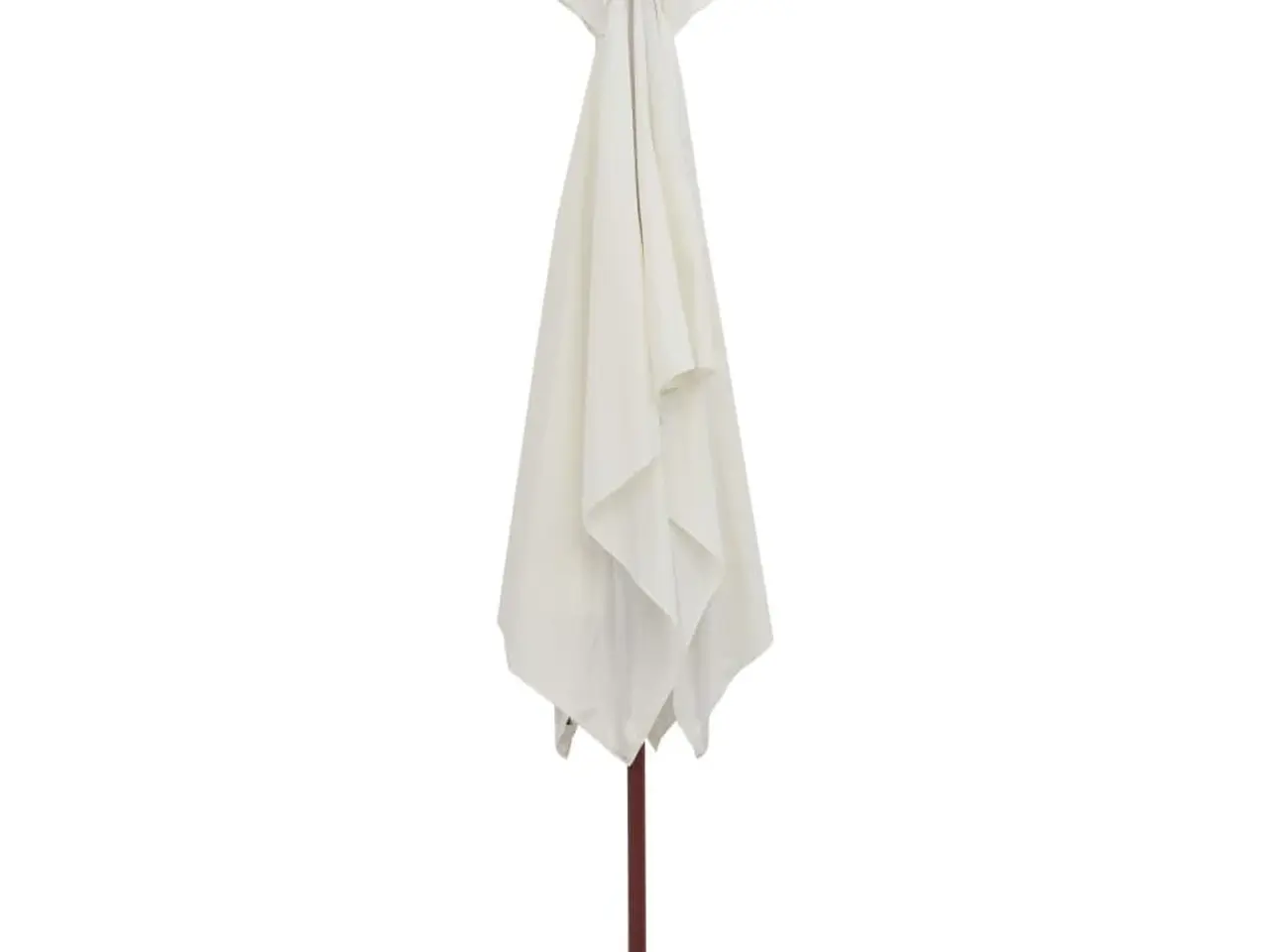 Billede 3 - Parasol 200x300 cm træstang cremehvid