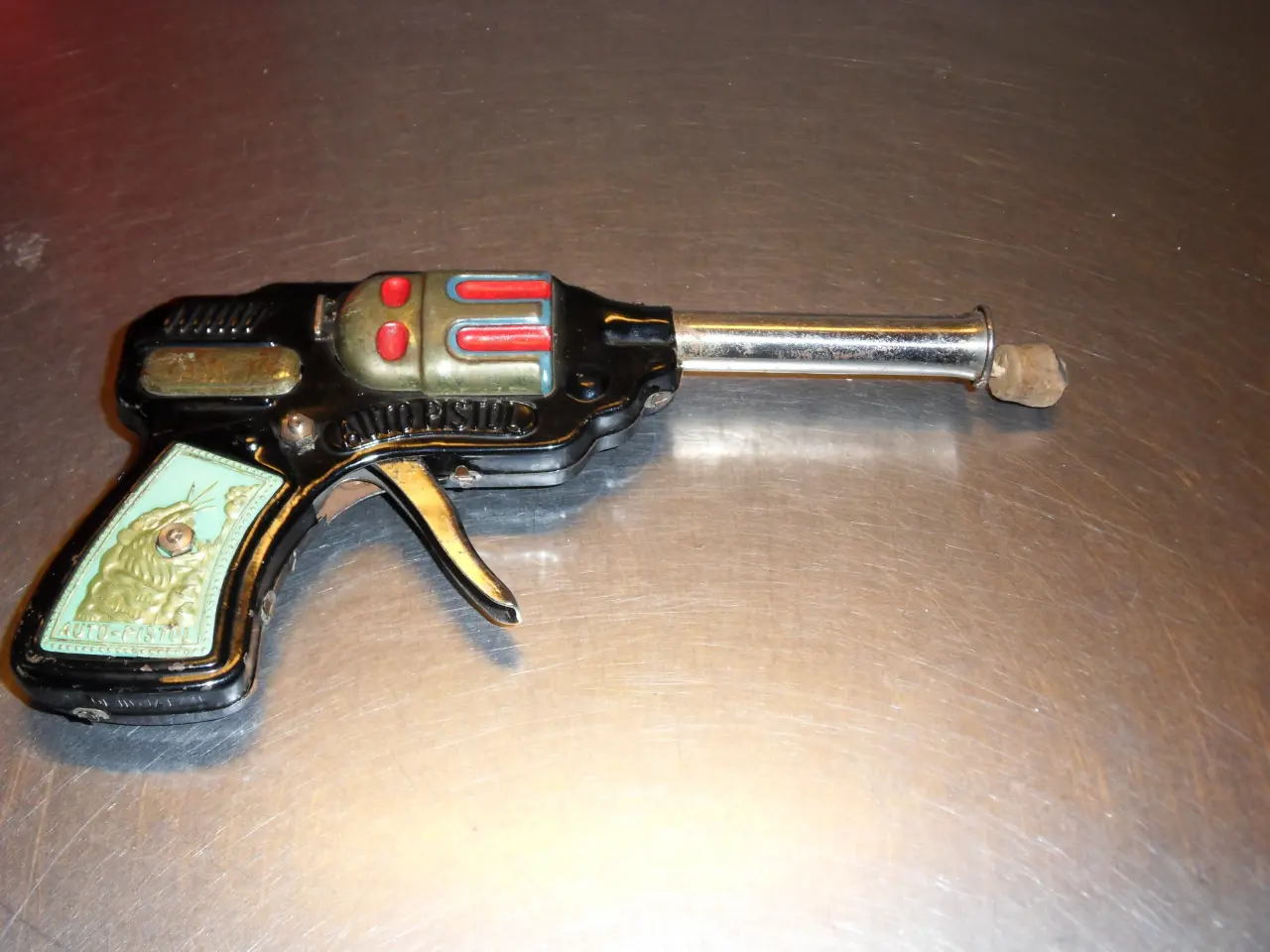 Billede 3 - BLIKLEGETØJ fra 1955. Fly-pistol-bil