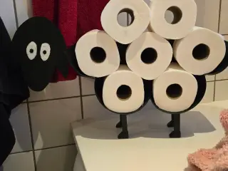 Får som toiletrulleholder