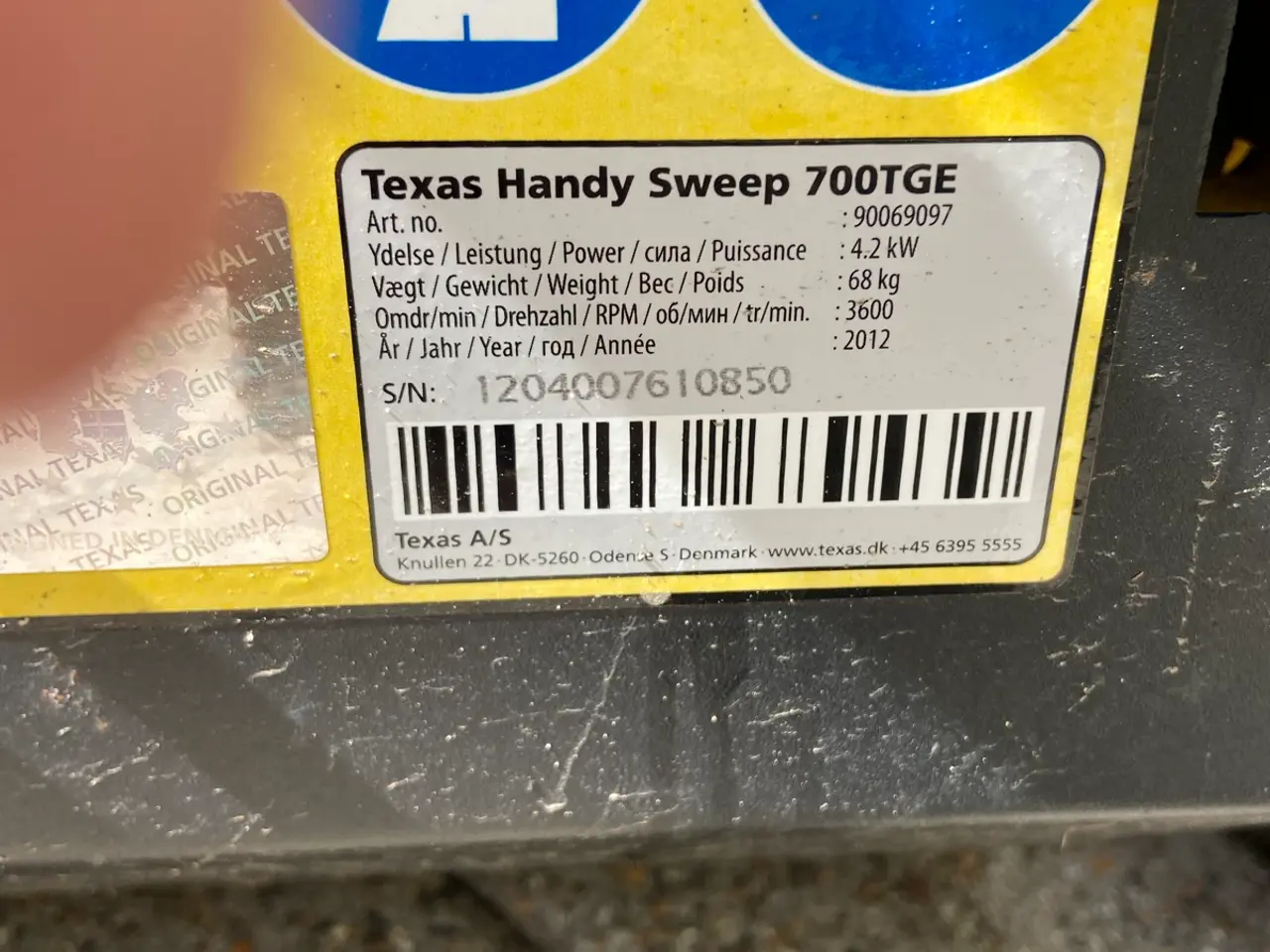 Billede 8 - Texas Handy Sweep TG 720 ES med ELSTART