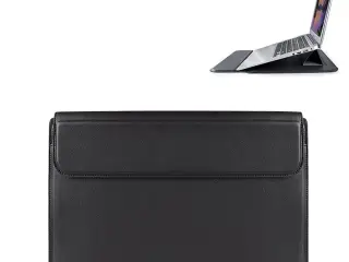 DEVIA Sleeve med Standfunktion til Macbook Air Pro 13"/14" Ultra-Tynd (Vandtæt) - sort