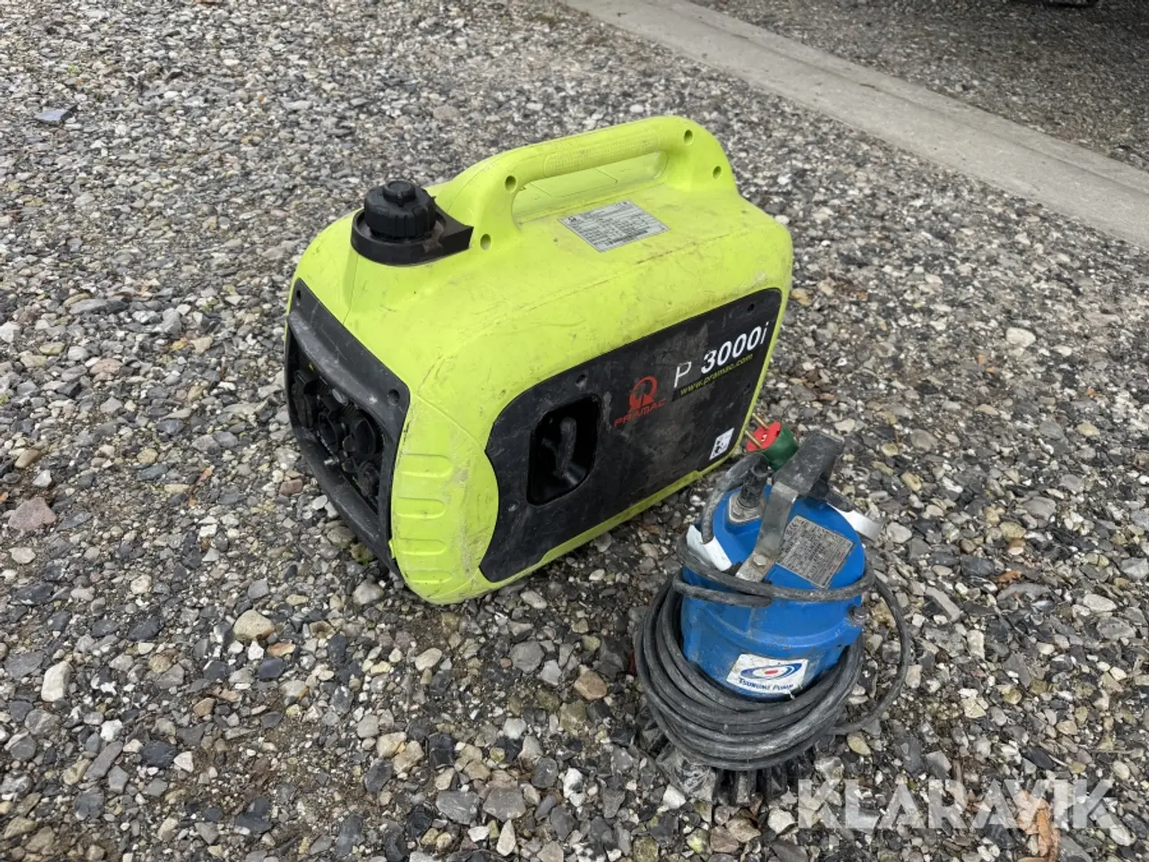 Billede 1 - Dykpumpe & Generator KGK P3000i