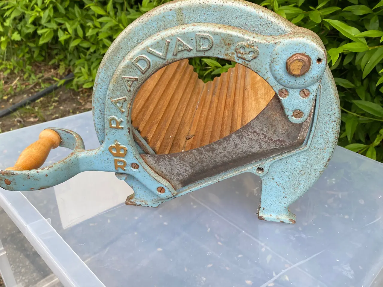 Billede 6 - Original retro Raadvad brødskærer (Model 294) 