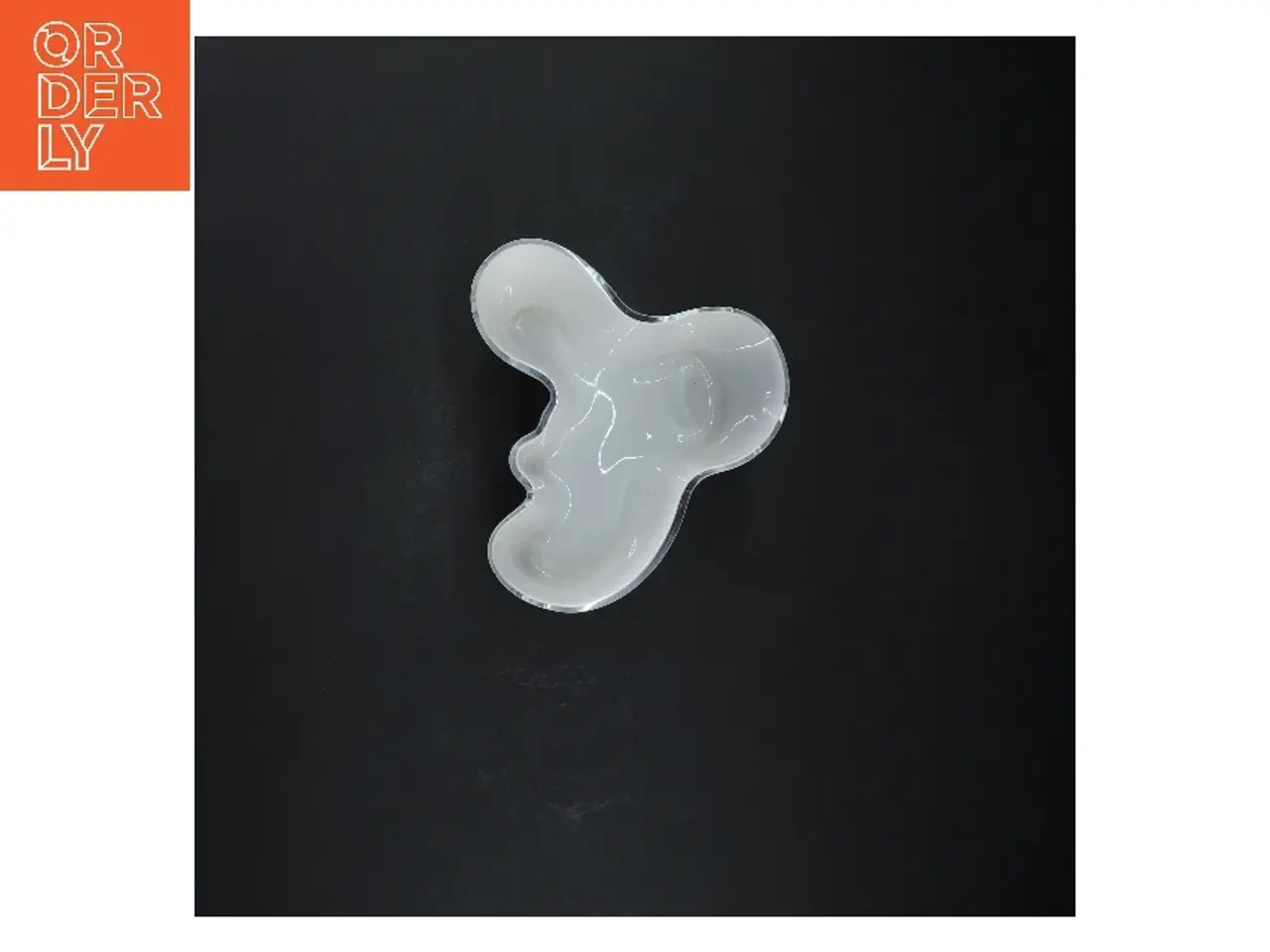 Billede 3 - Hvid glasvase (str. 15x12x13 cm) fra Aalto