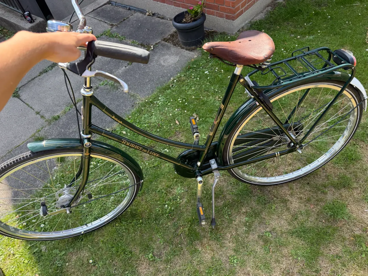 Billede 8 - Klassisk Tourist de Luxe, Raleigh i mørkegrøn
