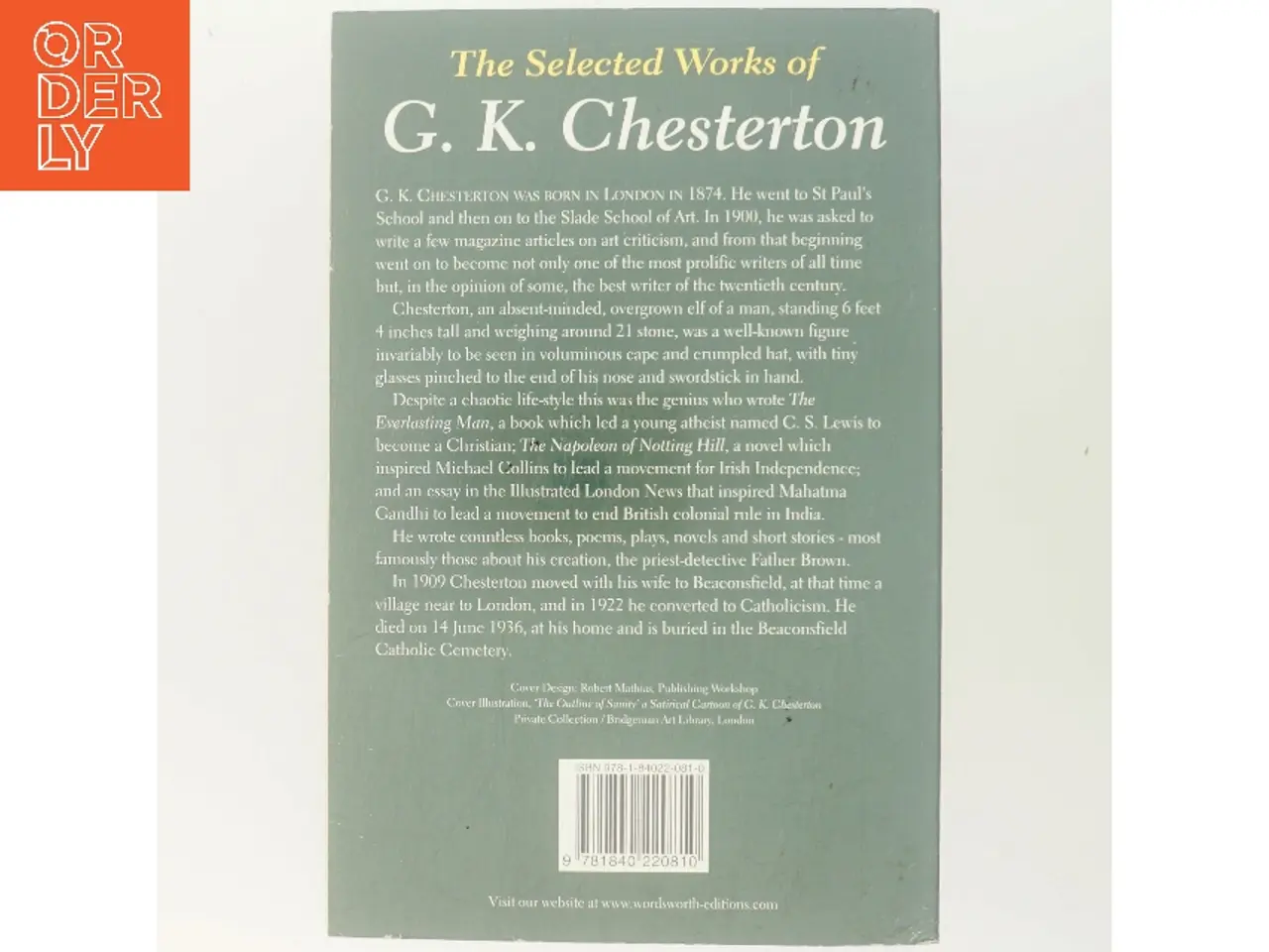 Billede 3 - The Selected Works of G. K. Chesterton af G. K. Chesterton (Bog)