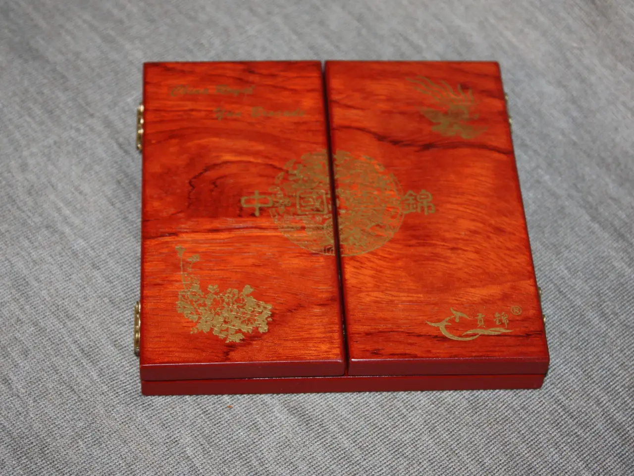 Billede 6 - Yun Brocade of China Silke og træ souvenir 13 cm