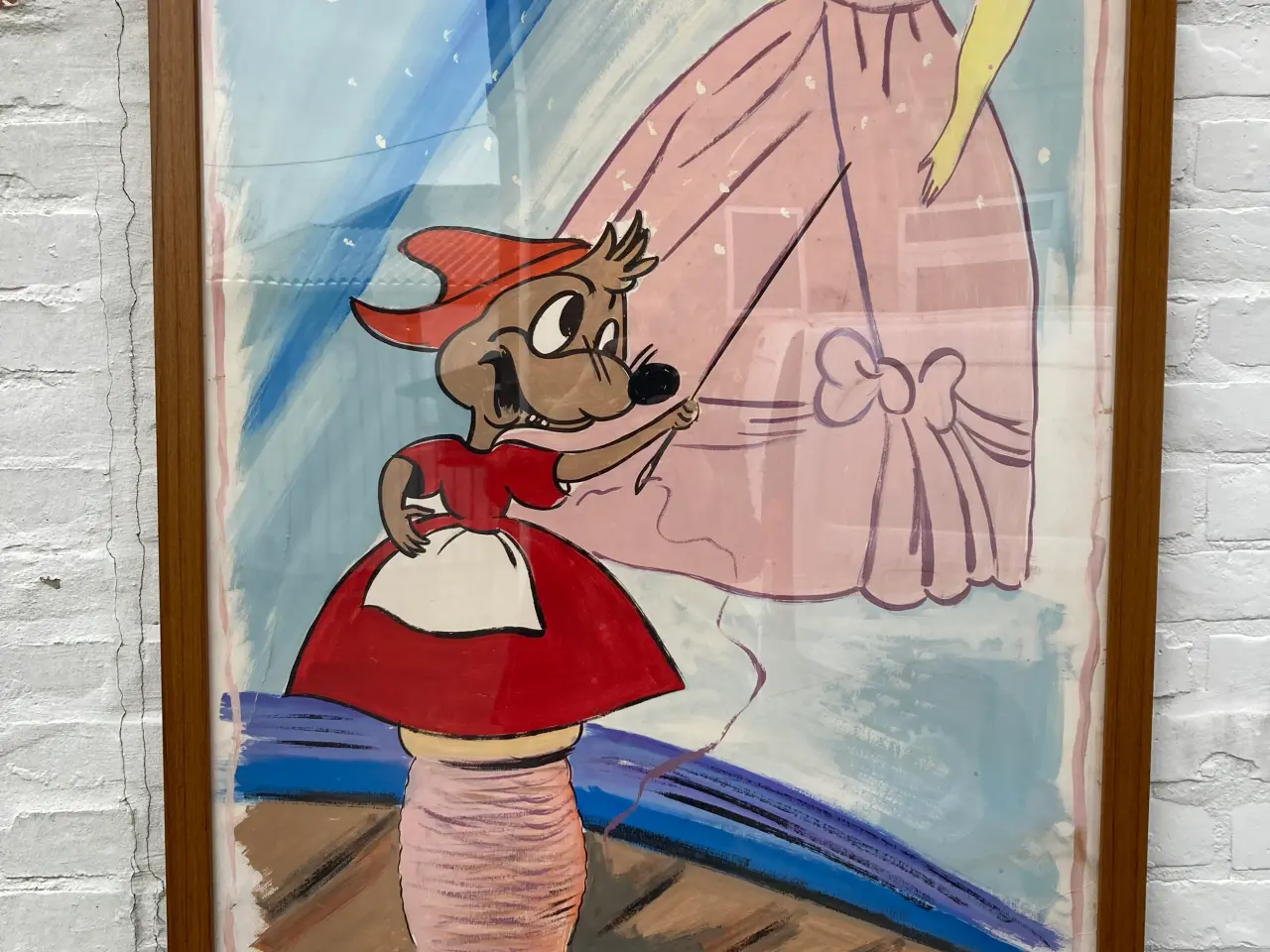 Billede 3 - Maleri gouache Disney figurer 100x 70