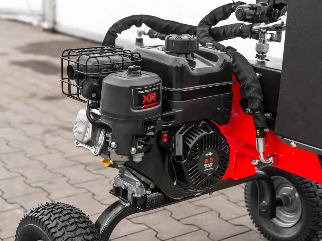 Billede 7 - WoodMaster CWM12B – 12 ton benzin brændekløver (vandret)