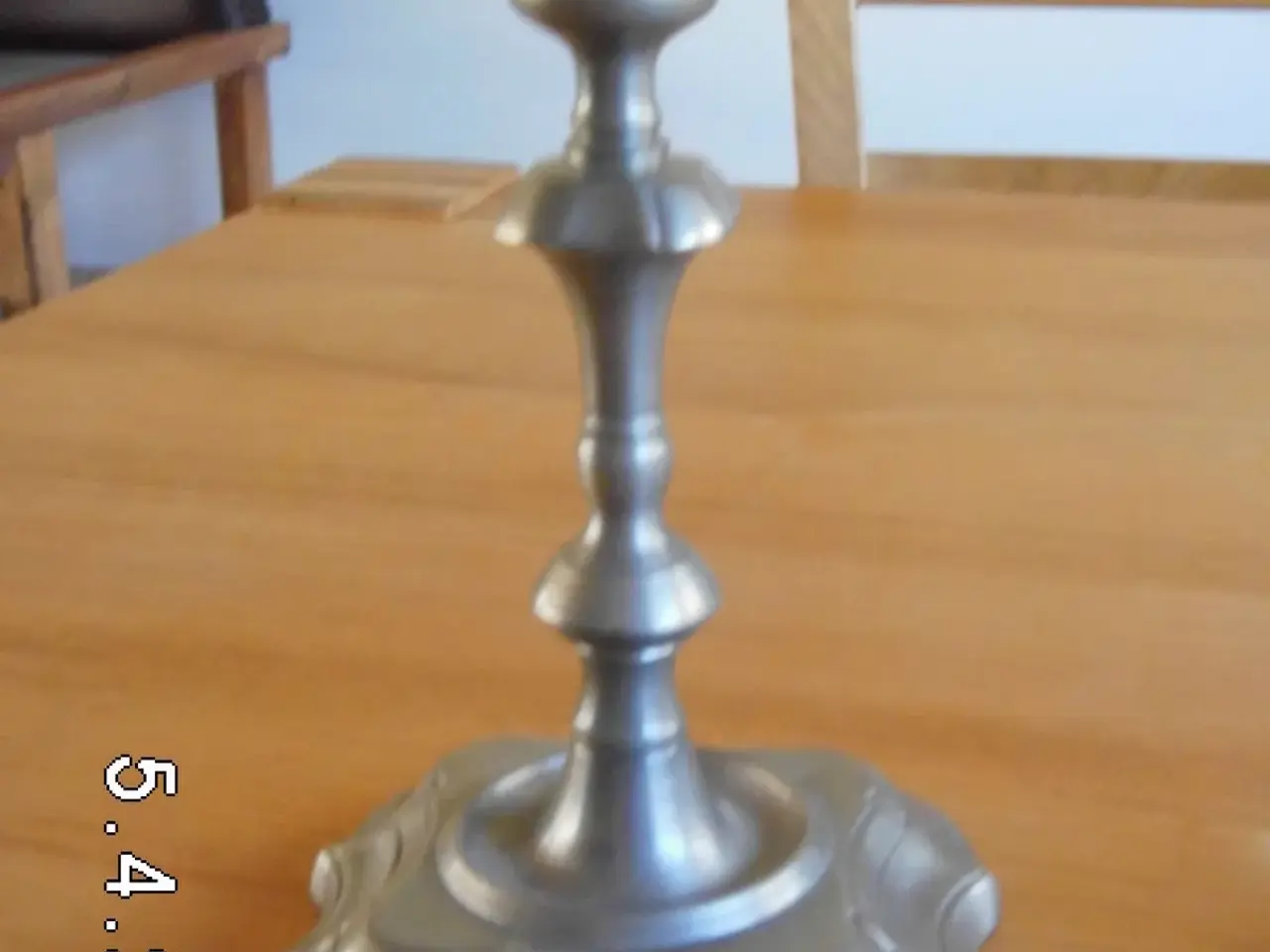 Billede 2 - Tin/bly lysestage